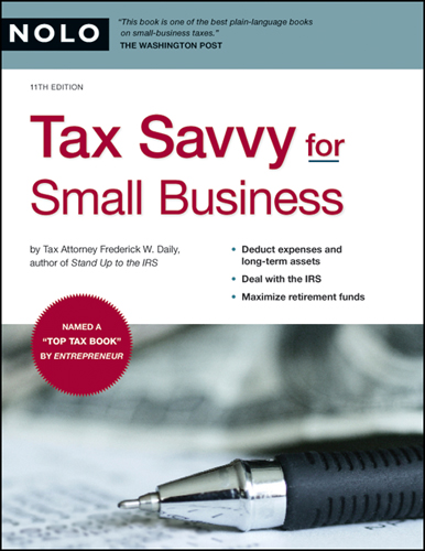 Title details for Tax Savvy for Small Business by Frederick W. Daily - Wait list